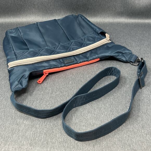 Lug Handbags - LUG Crossbody Nylon Bag Dark Turquoise Adjustable Shoulder Strap 20” Handbag